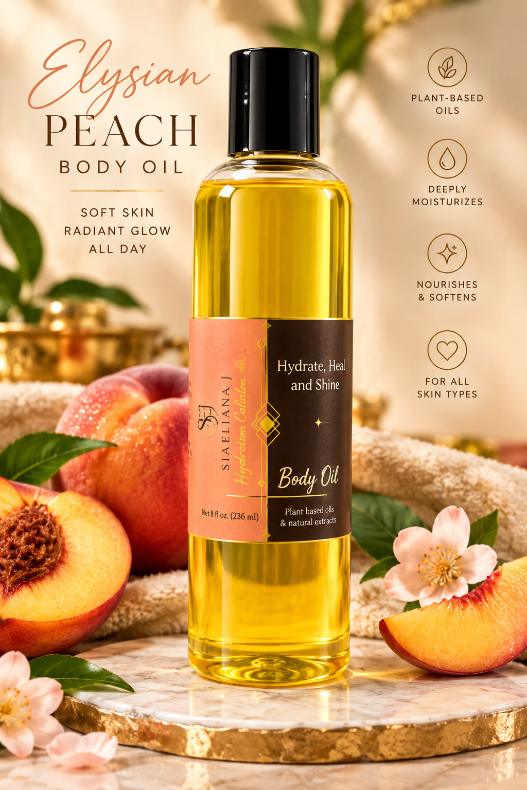 Elysian Peach Body oil